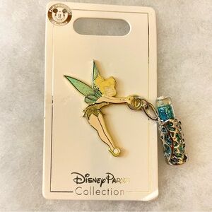 Disney Tinker Bell Pin with Blue Glitter Charm